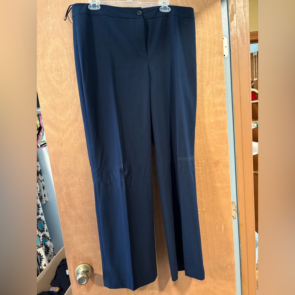 Jones New York women’s slacks, navy, size 14